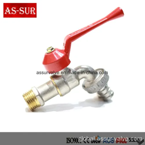 Non-Polished Brass Taps Zinc Alloy Brass Bibcock Water Tap Faucet ASbb007 Manufactory